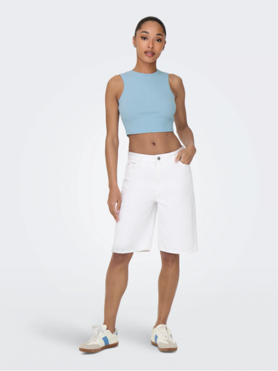 15282771 ONLVILMA S/L CROPPED TANK TOP JRS