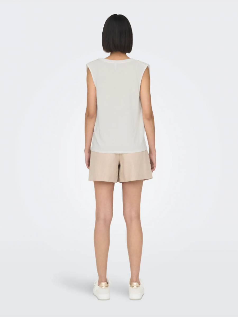15290313 ONLFREE LIFE S/L MODAL SATIN MIX TOP