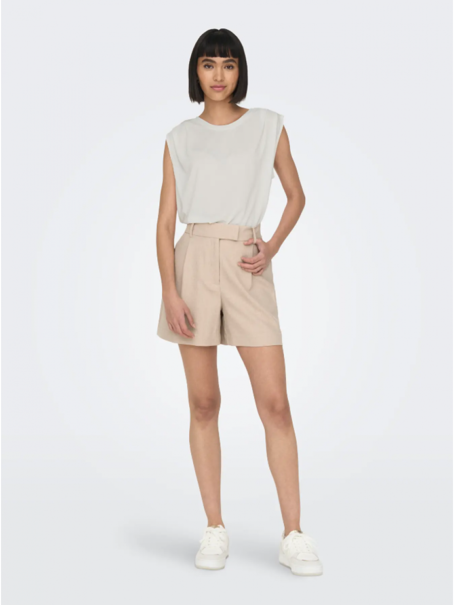 15290313 ONLFREE LIFE S/L MODAL SATIN MIX TOP