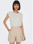 15290313 ONLFREE LIFE S/L MODAL SATIN MIX TOP