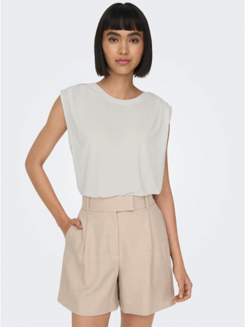15290313 ONLFREE LIFE S/L MODAL SATIN MIX TOP