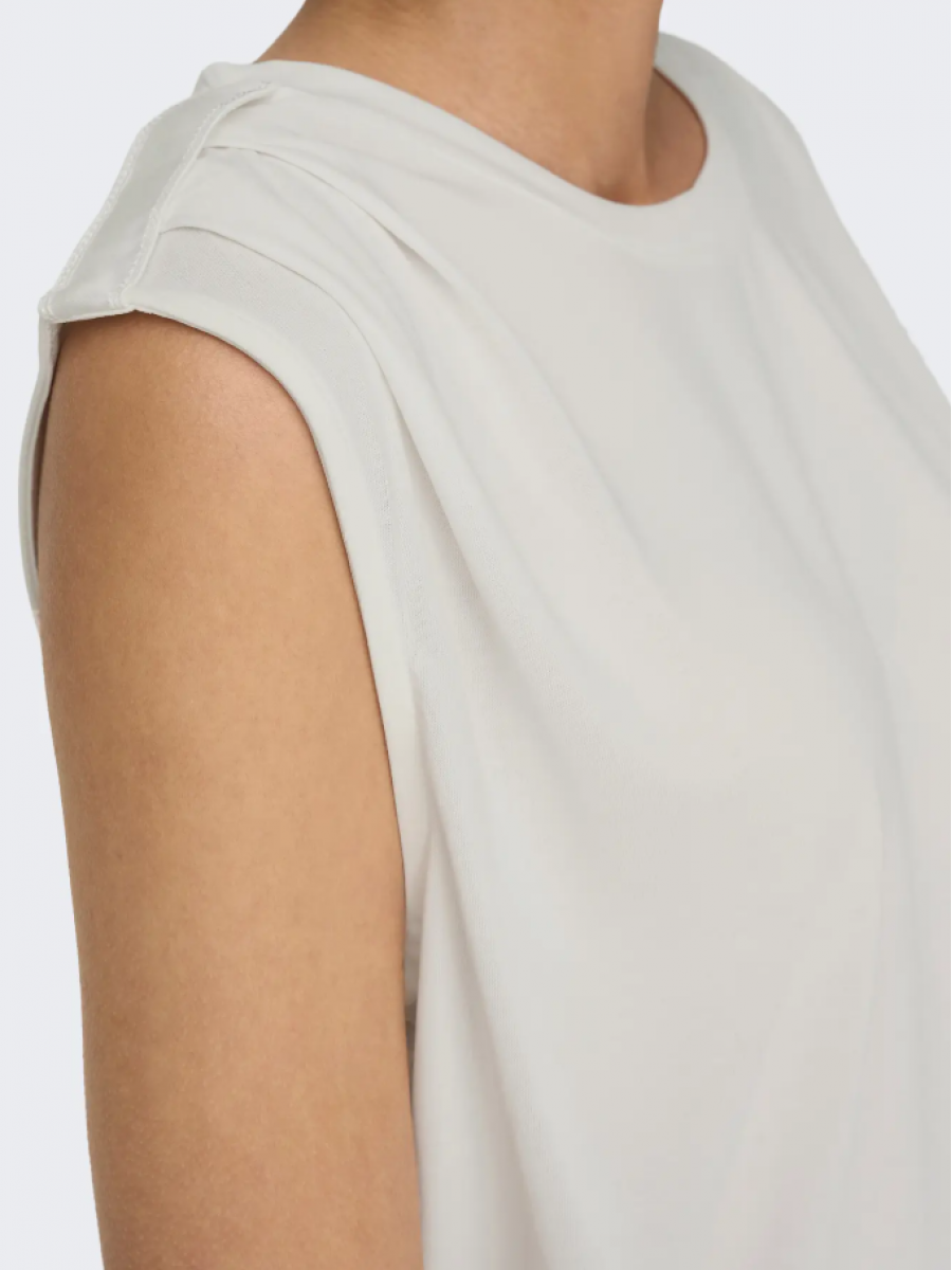 15290313 ONLFREE LIFE S/L MODAL SATIN MIX TOP