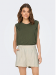 15290313 ONLFREE LIFE S/L MODAL SATIN MIX TOP