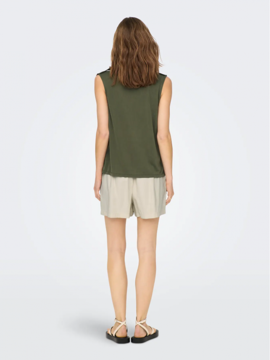 15290313 ONLFREE LIFE S/L MODAL SATIN MIX TOP