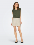 15290313 ONLFREE LIFE S/L MODAL SATIN MIX TOP