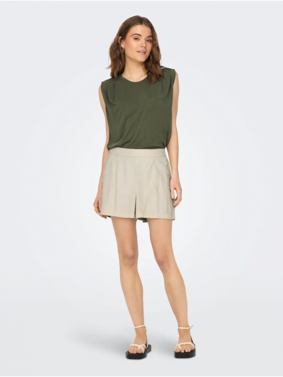 15290313 ONLFREE LIFE S/L MODAL SATIN MIX TOP