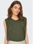 15290313 ONLFREE LIFE S/L MODAL SATIN MIX TOP