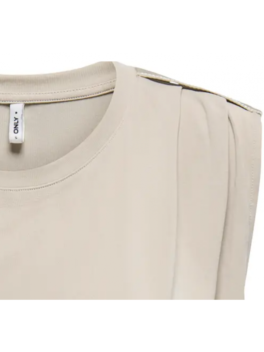 15290313 ONLFREE LIFE S/L MODAL SATIN MIX TOP