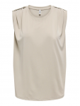 15290313 ONLFREE LIFE S/L MODAL SATIN MIX TOP