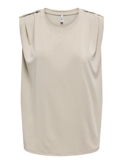15290313 ONLFREE LIFE S/L MODAL SATIN MIX TOP