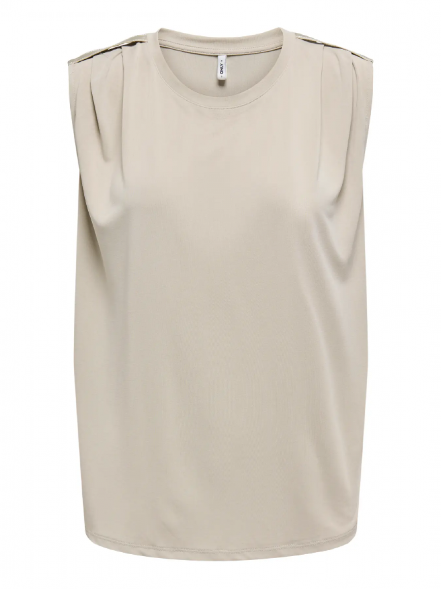15290313 ONLFREE LIFE S/L MODAL SATIN MIX TOP