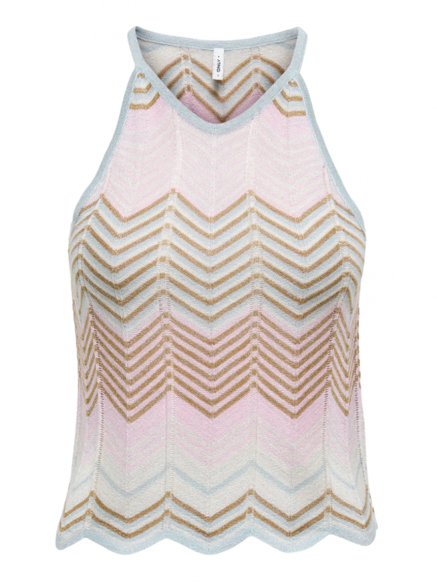 15344392 ONLALVIRA LIFE SL GLITTER TOP KNT