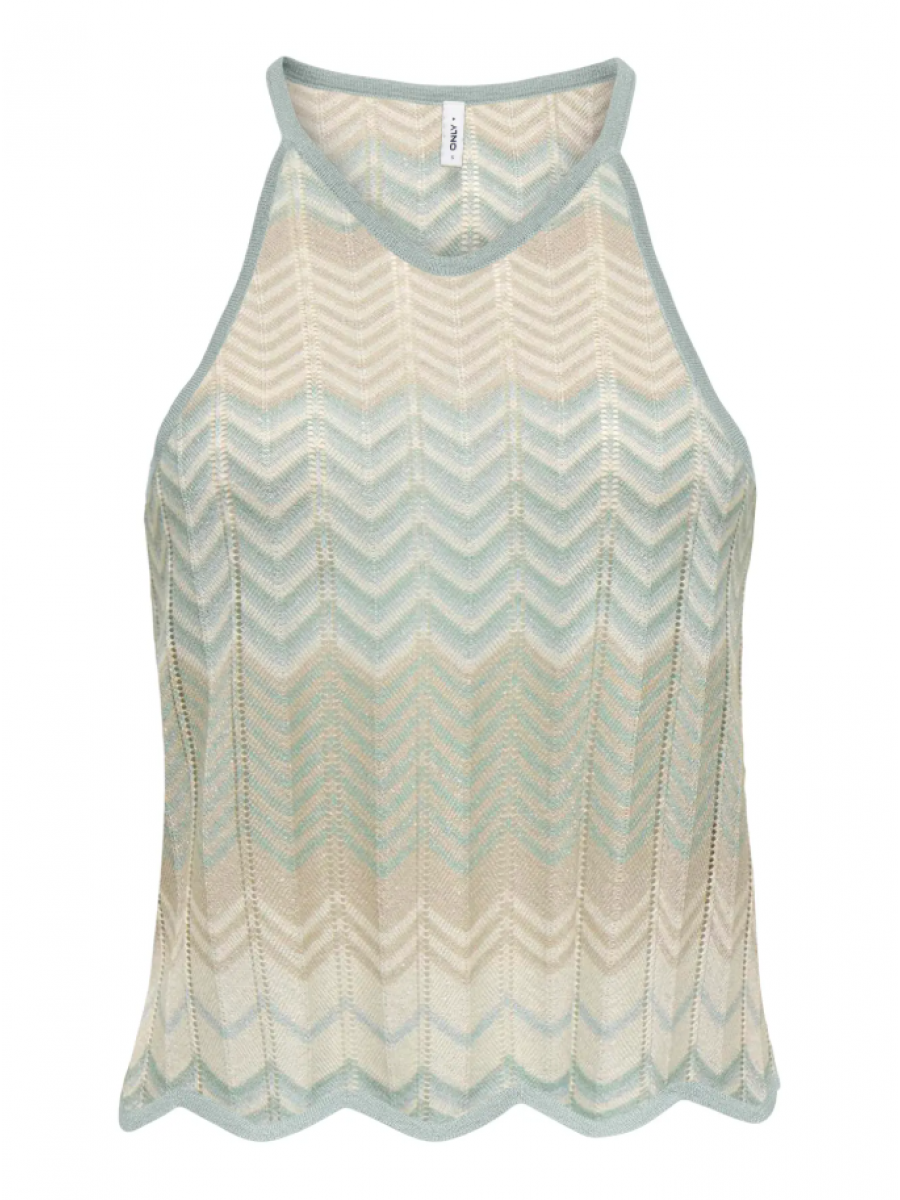 15344392 ONLALVIRA LIFE SL GLITTER TOP KNT