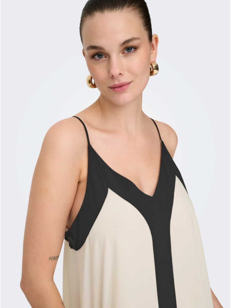 15344890 ONLDIANA LIFE STRAP LONG DRESS WVN