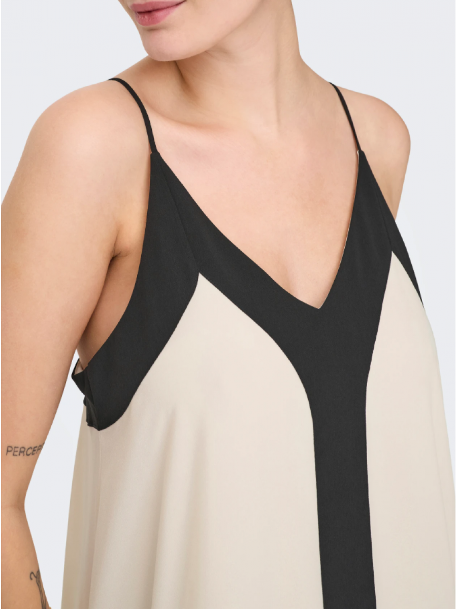 15344890 ONLDIANA LIFE STRAP LONG DRESS WVN