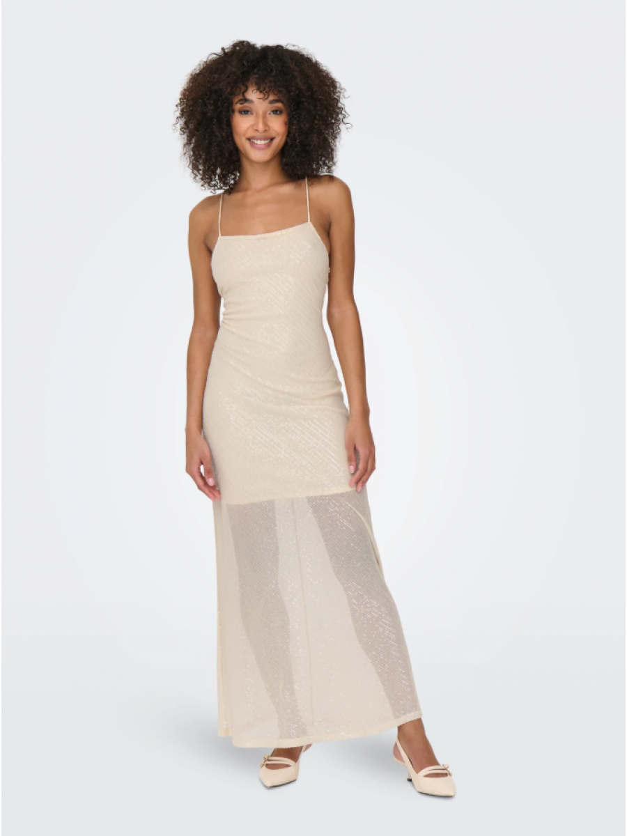 15345235 ONLHELENA STRAP SEQUINS MAXI DRESS WVN
