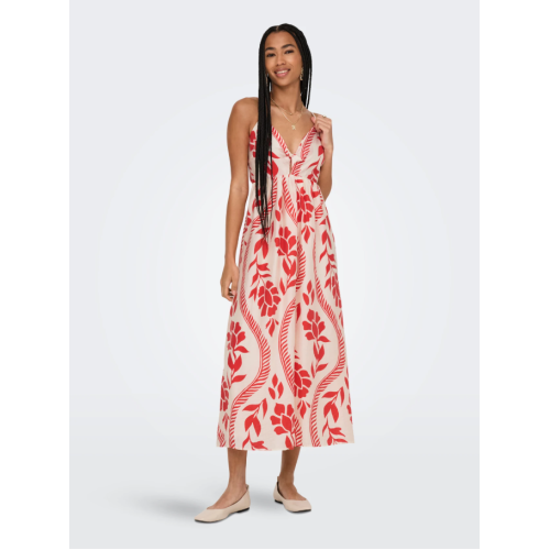 15347529 ONLCATJA TENCEL S/L DETAIL LONG DRESS