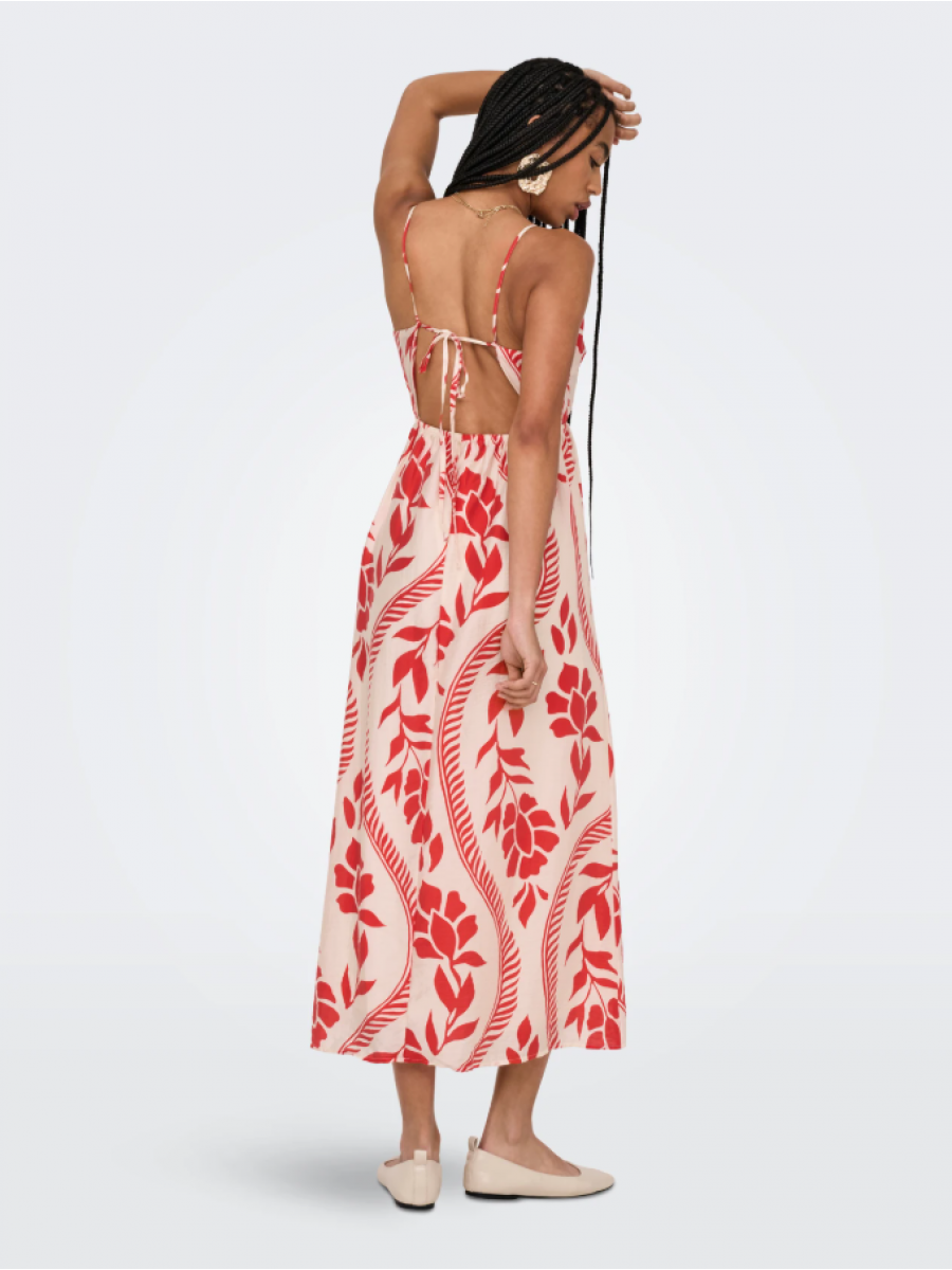 15347529 ONLCATJA TENCEL S/L DETAIL LONG DRESS