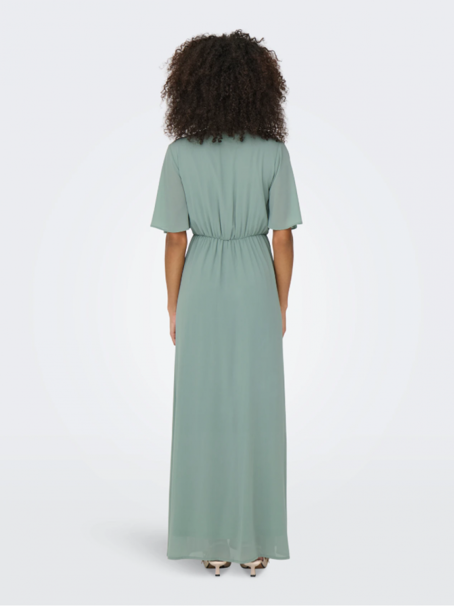 15347968 ONLSTAR LIFE S/S MIA MAXI DRESS WVN