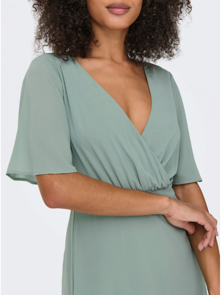 15347968 ONLSTAR LIFE S/S MIA MAXI DRESS WVN