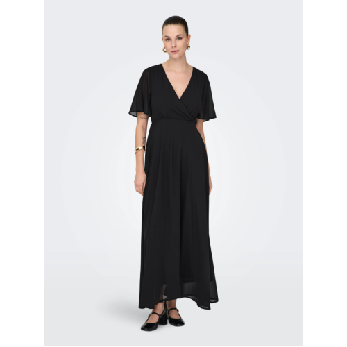 15347968 ONLSTAR LIFE S/S MIA MAXI DRESS WVN