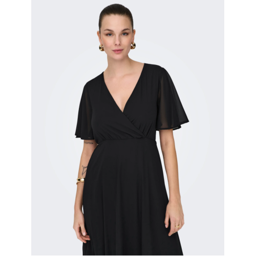 15347968 ONLSTAR LIFE S/S MIA MAXI DRESS WVN