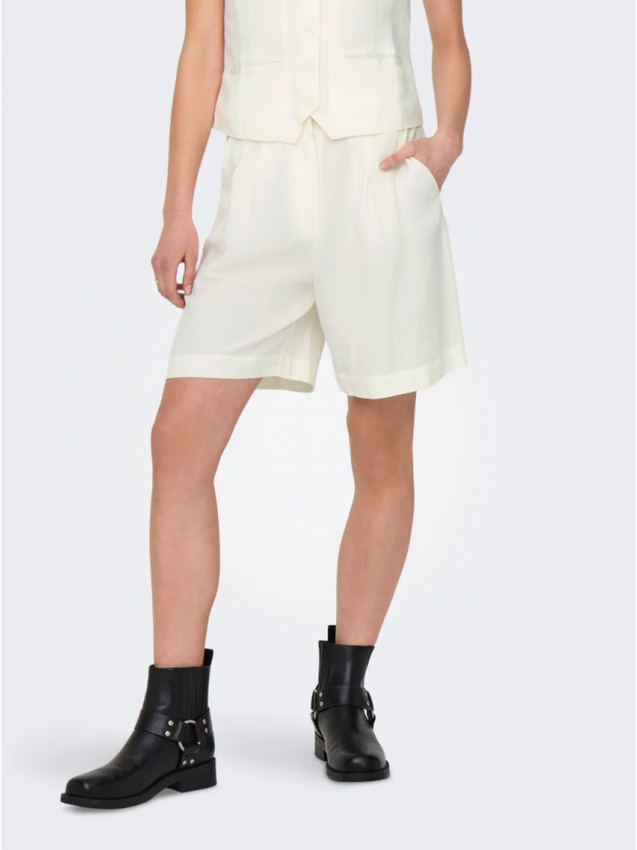 15348130 ONLWINDY LIFE HW LINEN BL SHORTS TLR