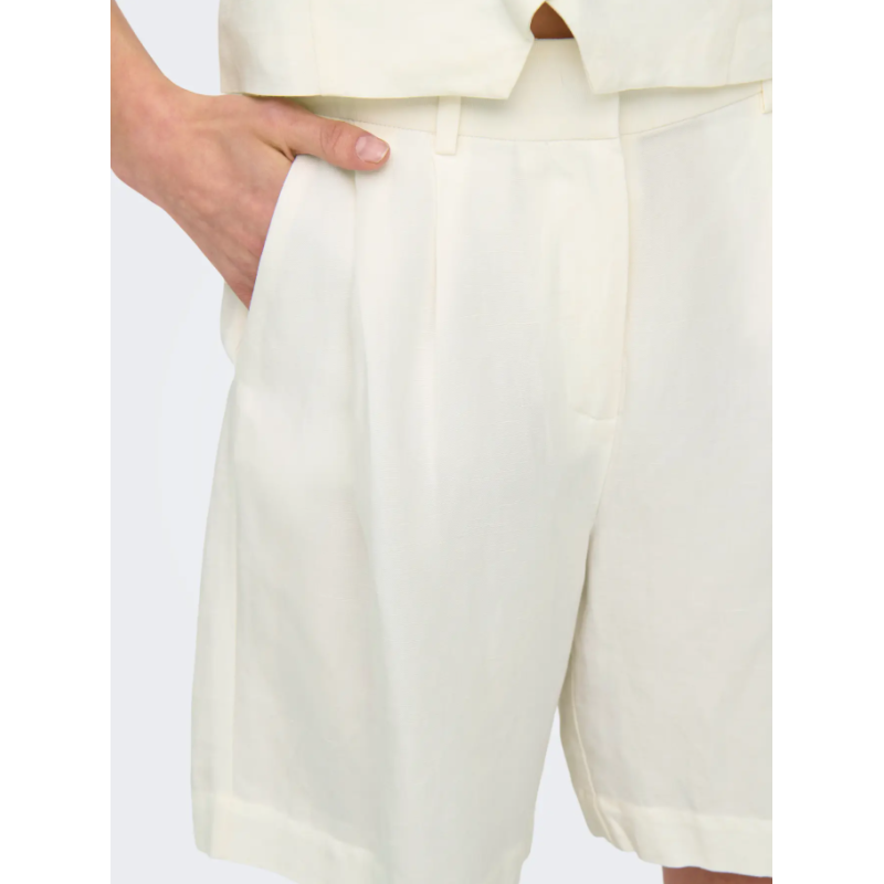 15348130 ONLWINDY LIFE HW LINEN BL SHORTS TLR