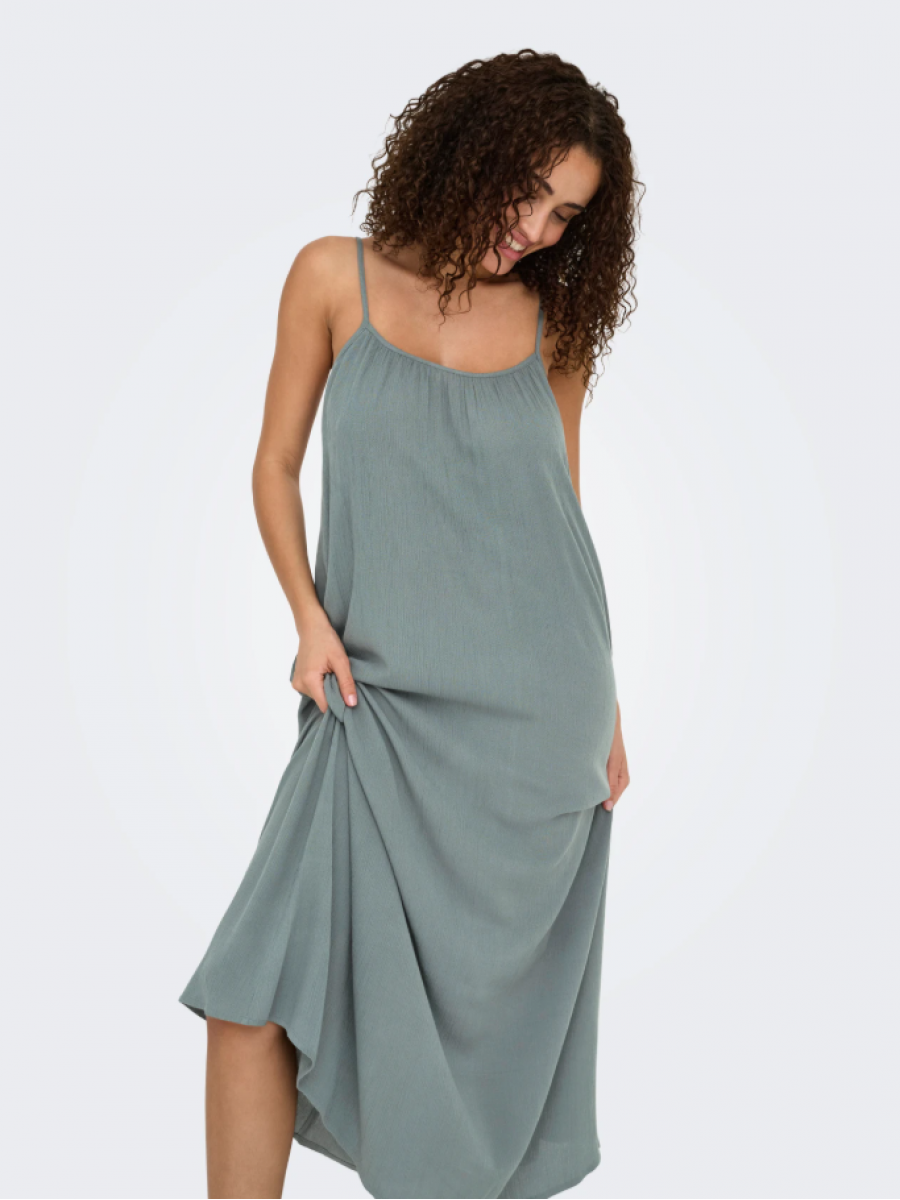 15344611 ONLNIKI STRAP MAXI DRESS WVN