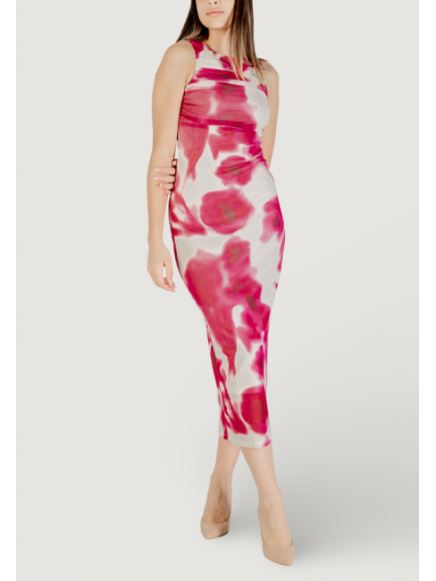 15348167 ONLPARIS S/L MIDI AOP DRESS BOX JRS