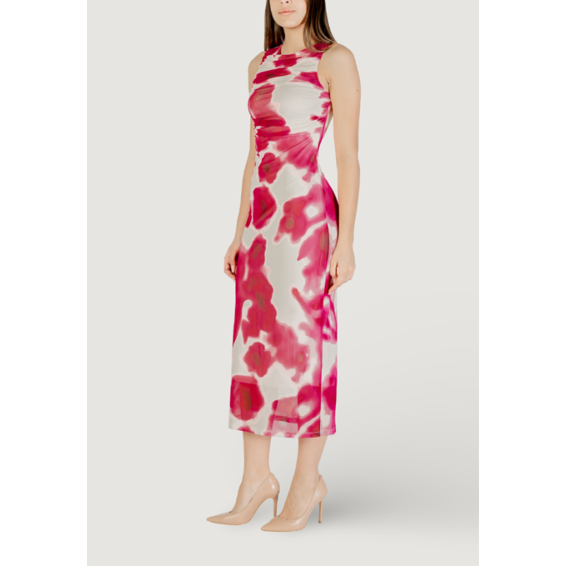 15348167 ONLPARIS S/L MIDI AOP DRESS BOX JRS