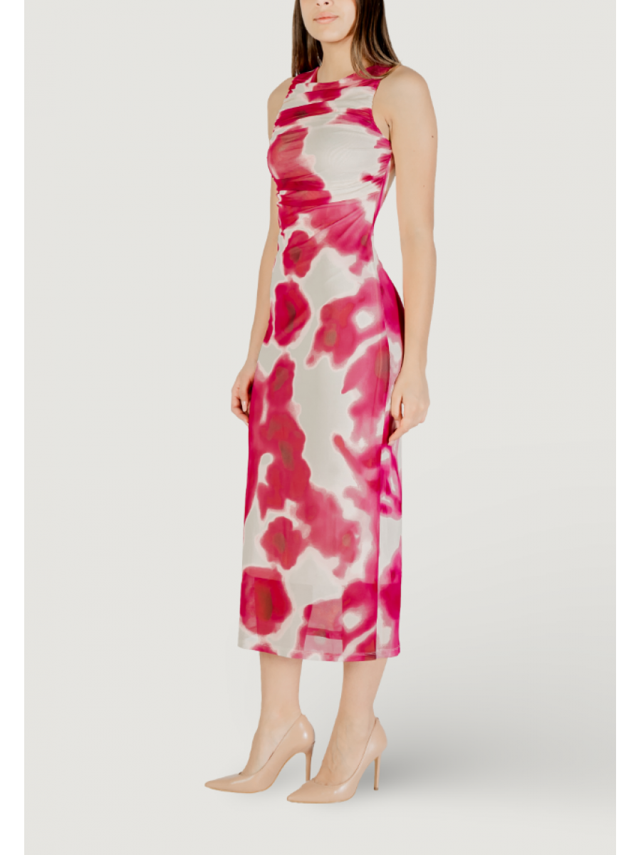 15348167 ONLPARIS S/L MIDI AOP DRESS BOX JRS