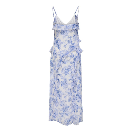 15348901 ONLMIRIAM LIFE S/L FRILL LONG DRESS PTM