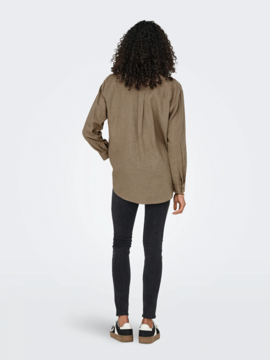 15259585 ONLTOKYO L/S LENEN BLEND SHIRT PNT