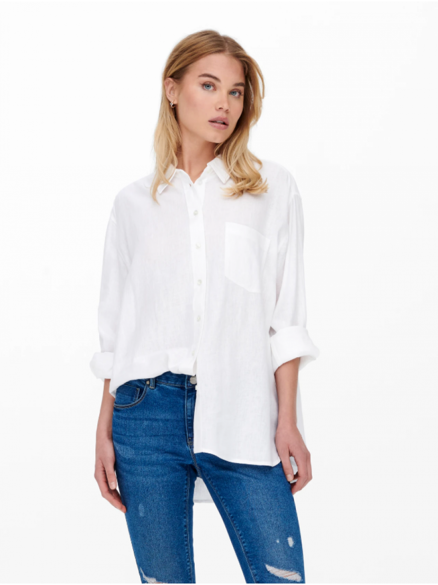 15259585 ONLTOKYO L/S LENEN BLEND SHIRT PNT