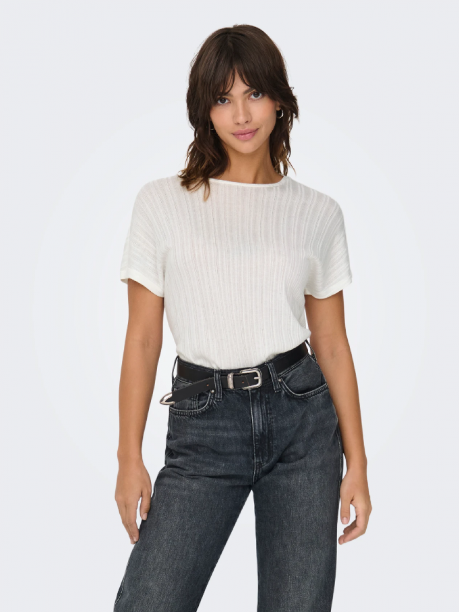 15349079 ONLRINA S/S O-NECK TOP JRS