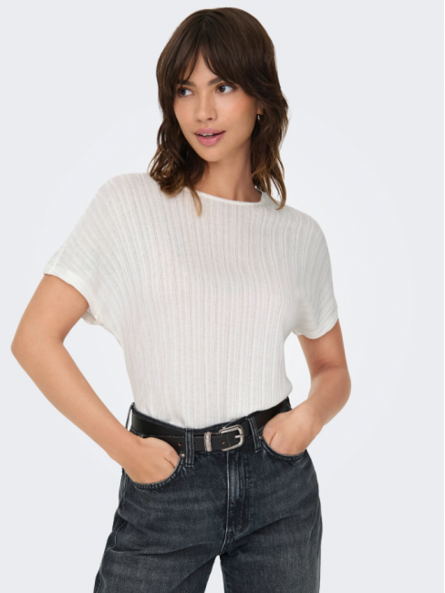 15349079 ONLRINA S/S O-NECK TOP JRS
