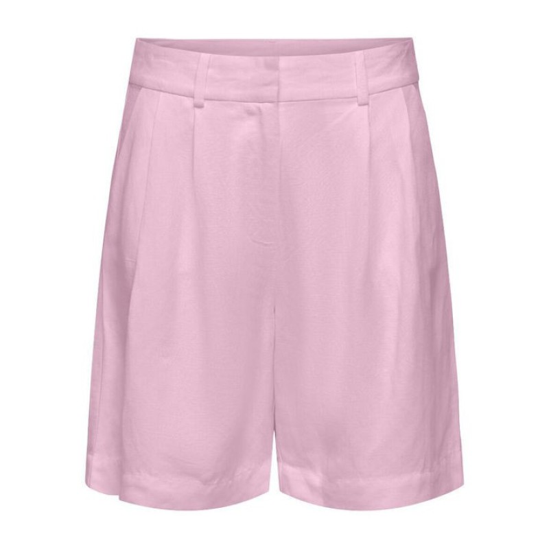 15348130 ONLWINDY LIFE HW LINEN BL SHORTS TLR