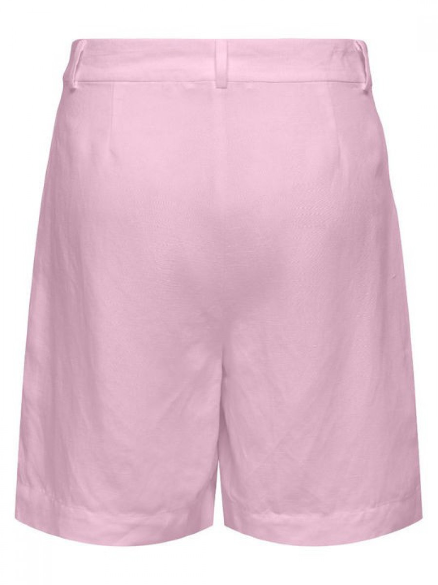 15348130 ONLWINDY LIFE HW LINEN BL SHORTS TLR