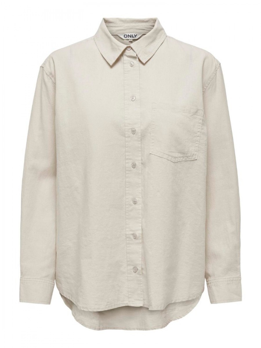 15259585 ONLTOKYO L/S LENEN BLEND SHIRT PNT