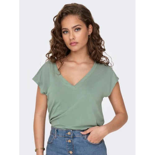 15287041 ONLFREE S/S MODAL V-NECK T