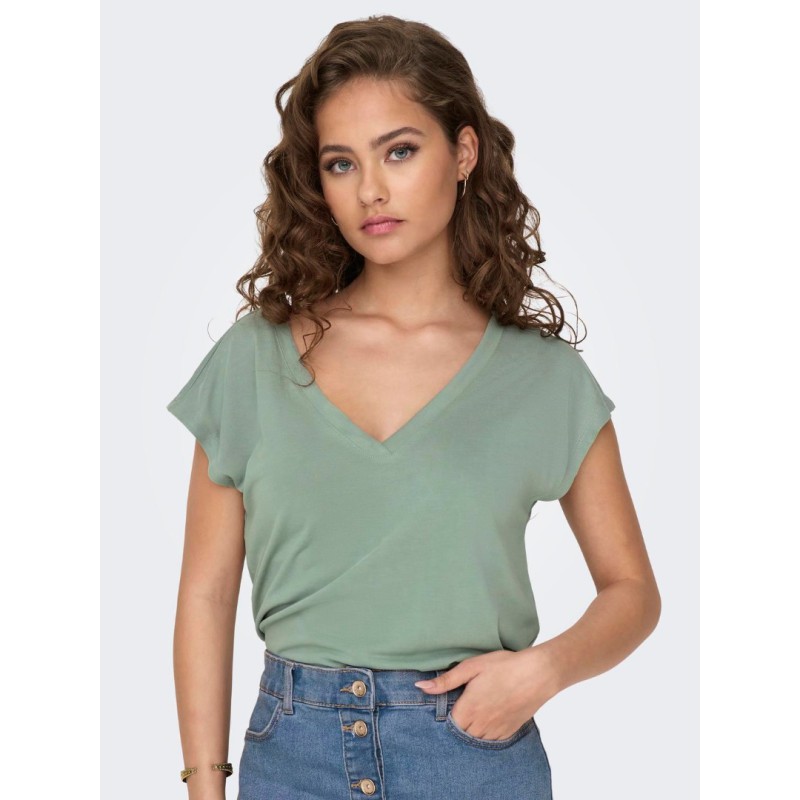 15287041 ONLFREE S/S MODAL V-NECK T