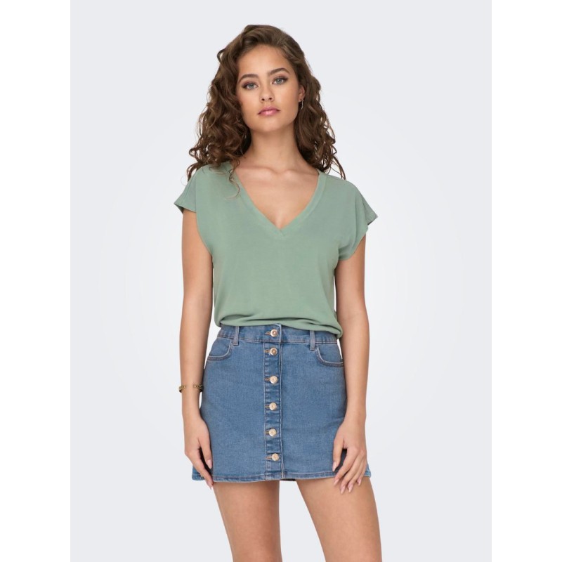 15287041 ONLFREE S/S MODAL V-NECK T