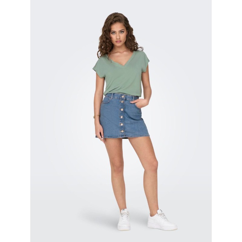 15287041 ONLFREE S/S MODAL V-NECK T