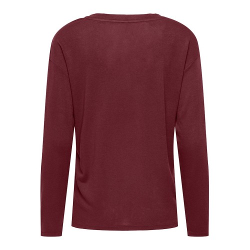 15360156 ONLHENRIETTA L/S V-NECK SHINE TOP JRS