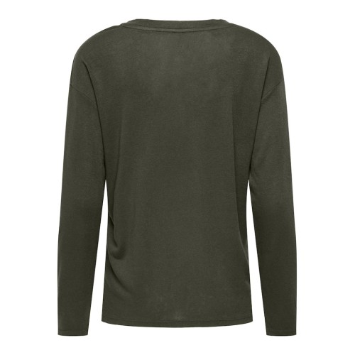 15360156 ONLHENRIETTA L/S V-NECK SHINE TOP JRS