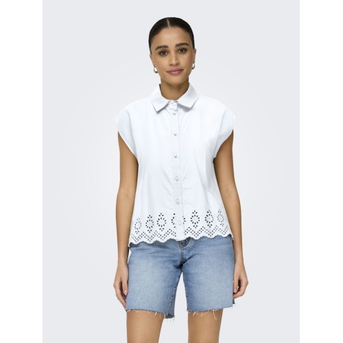 15342569ONLLOU LIFE EMB S/S SHIRT PTM