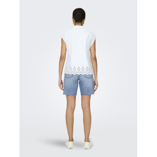 15342569ONLLOU LIFE EMB S/S SHIRT PTM