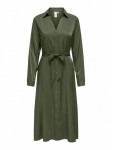15330231 ONLMELVA LS V-NECK SHIRT DRESS BF WVN