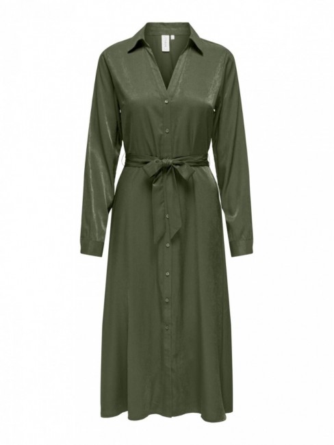 15330231 ONLMELVA LS V-NECK SHIRT DRESS BF WVN